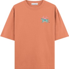 Coutliner Tiger Oversize T-Shirt (Ekstra! Bol Kesim)