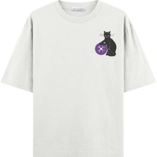 Coutliner Cat Oversize T-Shirt (Ekstra! Bol Kesim)