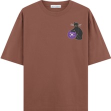 Coutliner Cat Oversize T-Shirt (Ekstra! Bol Kesim)