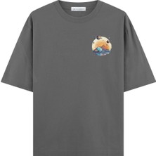 Coutliner Planets Oversize T-Shirt (Ekstra! Bol Kesim)