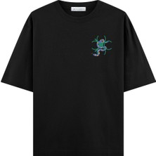 Coutliner Snake Oversize T-Shirt (Ekstra! Bol Kesim)