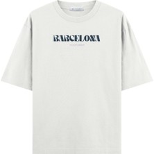 Coutliner Basic La Sagrada Familia Oversize T-Shirt (Ekstra! Bol Kesim)
