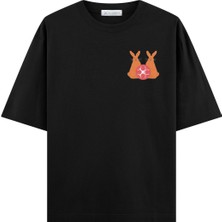 Coutliner Rabbit Oversize T-Shirt (Ekstra! Bol Kesim)