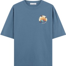 Coutliner Planets Oversize T-Shirt (Ekstra! Bol Kesim)