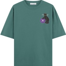 Coutliner Cat Oversize T-Shirt (Ekstra! Bol Kesim)