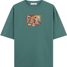Coutliner Like A Matisse Oversize T-Shirt (Ekstra! Bol Kesim)