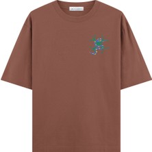 Coutliner Snake Oversize T-Shirt (Ekstra! Bol Kesim)