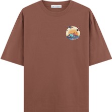 Coutliner Planets Oversize T-Shirt (Ekstra! Bol Kesim)