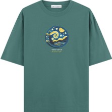 Coutliner Starry Night Oversize T-Shirt (Ekstra! Bol Kesim)