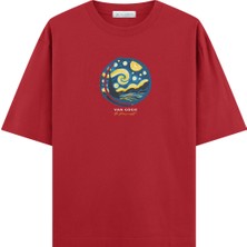 Coutliner Starry Night Oversize T-Shirt (Ekstra! Bol Kesim)