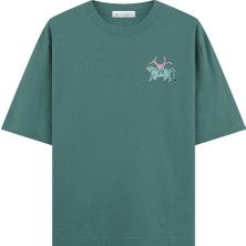 Coutliner Tiger Oversize T-Shirt (Ekstra! Bol Kesim)