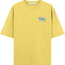 Coutliner Tiger Oversize T-Shirt (Ekstra! Bol Kesim)