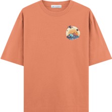 Coutliner Planets Oversize T-Shirt (Ekstra! Bol Kesim)