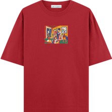 Coutliner Like A Matisse Oversize T-Shirt (Ekstra! Bol Kesim)
