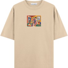Coutliner Like A Matisse Oversize T-Shirt (Ekstra! Bol Kesim)