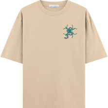 Coutliner Snake Oversize T-Shirt (Ekstra! Bol Kesim)