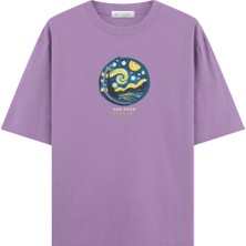 Coutliner Starry Night Oversize T-Shirt (Ekstra! Bol Kesim)