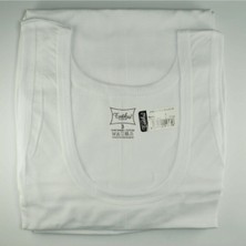 Pi Giyim Erkek Beyaz Pamuklu Atlet S Beden Nefes Alabilir ve Rahat Kesim Özellikli