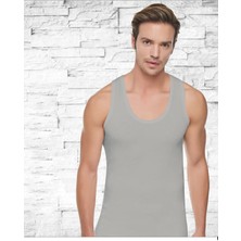 Pi Giyim 3 Adet Erkek Gri Paket Atlet // 3 Adet