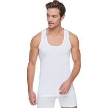 Pi Giyim 3 Adet Erkek Penye Atlet %100 Pamuk