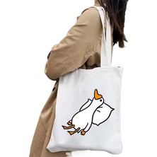 Couples Couples1 Sevimli Moda Karikatür Hayvan Omuz Kanvas Tote Çanta Omuz Çantası Alışveriş Çantası (Yurt Dışından)