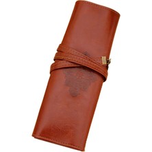 Couples Couples1 1 Adet Vintage Retro Up Deri Kalem Rulo Durumda Alacakaranlık Kozmetik Rulo Kadın Hediye Çantası Kırtasiye Fırça Kozmetik (Yurt Dışından)