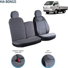 Kia Bongo 2+1 Ön Koltuk Kılıf Seti Füme