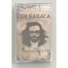 Cem Karaca Ölümsüzler 2 Kaset (Jelatininde Sıfır Orjnal Dönem Baskı Kaset)