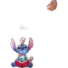 Xinrong Y2K Disney Dikişli Tote Kanvas Lilo ve Dikiş Alışveriş Kadın Tote Harajuku Kadın Çanta (Yurt Dışından)