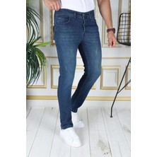 Phantom Jeans Erkek Kot Pantolon Tint Yeşil By Zıpkın Slim Fit Yıpratmalı Tırnaklı Denim Jean