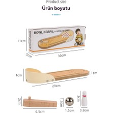 Hongxin Çocuk Mini Masaüstü Bowling Eğitici Dekompresyon Oyuncak (Yurt Dışından)