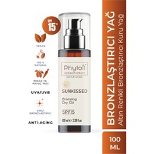 Phytoil Altın Renkli Bronzlaştırıcı Kuru Yağ 100 Ml-  Sunkissed Bronzing Dry Oil SPF 15