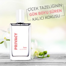 Privacy Love EDT Kadın Parfüm 50 ml + Emotion Romance Kadın Deodorant 150 ml & Roll On 50 ml