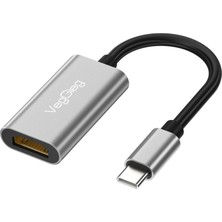 VegGieg 4K 30Hz Type-C To HDMI Çevirici Dönüştürücü Adaptör