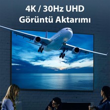 VegGieg 4K 30Hz Type-C To HDMI Çevirici Dönüştürücü Adaptör