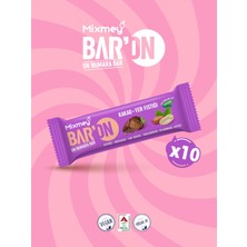 Mixmey Baron Kakaolu & Yer Fıstıklı Güçlü Protein Kaynağı Bar 35gr x 10 Adet