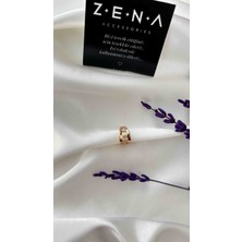 Zena Accessories Taş Detaylı Kıkırdak Çelik Küpe