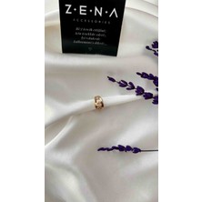 Zena Accessories Taş Detaylı Kıkırdak Çelik Küpe