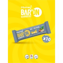 Mixmey Baron Muz & Yer Fıstıklı Yüksek Protein Bar 35gr x 10 Adet