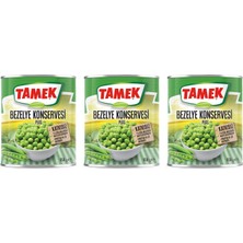 Tamek Bezelye Konservesi 830 gr x 3 Adet