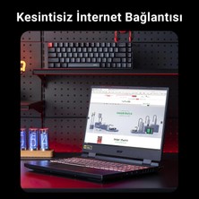 veggıeg Cat6 1000MBPS Gigabit Ftp RJ45 Ethernet Ağ Kablosu 5 Metre