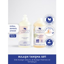 Lindos Bulaşık Tanışma Seti Elde Bulaşık Lavanta 600 + Bulaşık Makinesi 600