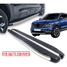 Tunax Koleos 2017 2025 Araca Özel Blackline Yan Basamaklık