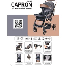 Baby Care Bc 65 Capron Çiftyönlü Bebek Arabası