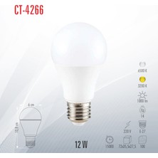 Cata CT-4266 Ampul BEYAZ IŞIK (4 ADET)
