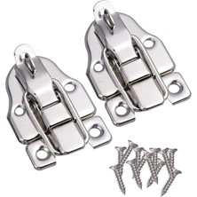 Ikili Kilitli Menteşe Paslanmaz Krom 40X70