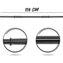 ECG Ecgspor 59 kg Z Bar Halter ve Dambıl Seti Turuncu Siyah (56 kg Ağırlık Plakası +Barlar)