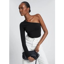 Betül Aksu Butik Orjinal Marka 🖤 Tek Omuz Uzun Kollu Bluz