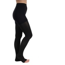 Medikaltec  Ccl2 Külotlu Burnu Açık Varis Çorabı (Siyah) 1 Numara