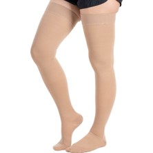 Medikaltec  Ccl1 Diz Üstü Burnu Kapalı Çorap (Bej) Numara 5